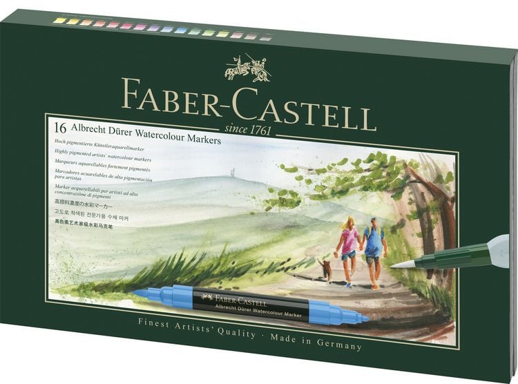 Produktbild: Faber-Castell Aquarellmarker Albrecht Dürer, 16er Set