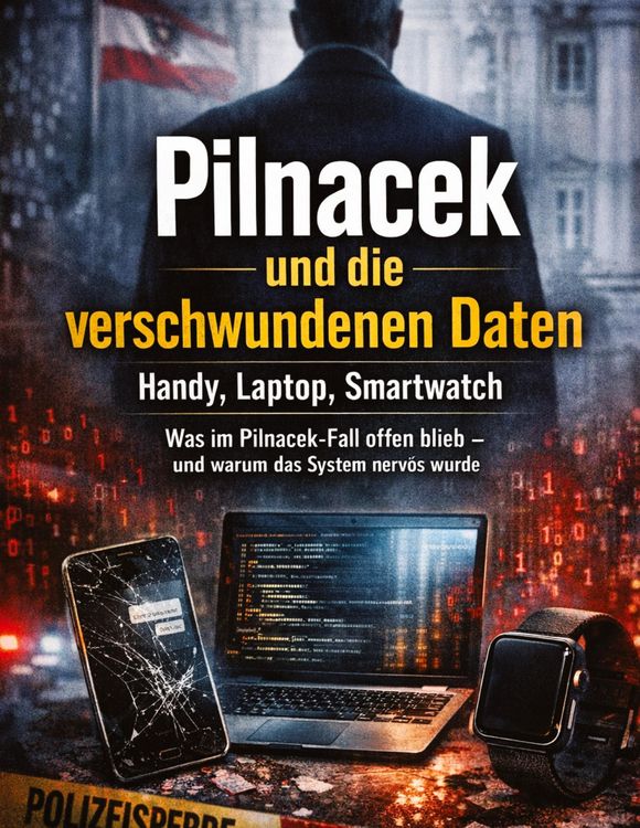 Produktbild: Pilnacek und die verschwundenen Daten: Handy, Laptop, Smartwatch