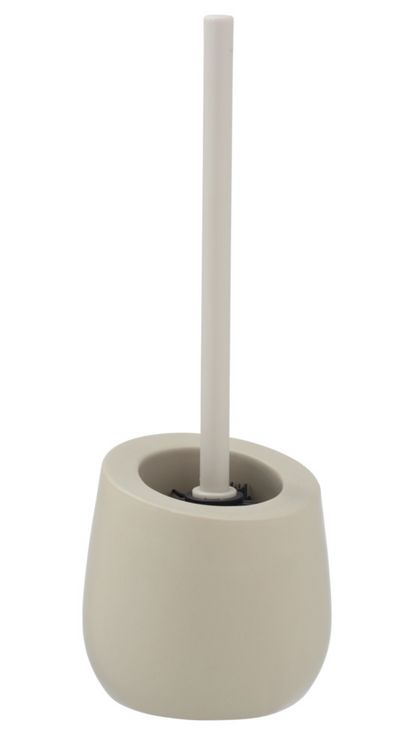 Produktbild: WC-Garnitur Mod. Badi Beige Keramik, mit Silikon-B&uuml;rstenkopf