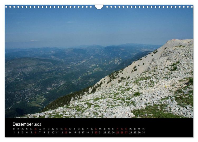 Produktbild: Faszination Mont Ventoux (Wandkalender 2026 DIN A3 quer), CALVENDO Monatskalender
