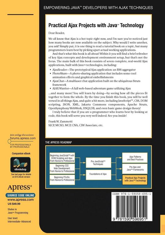 Produktbild: Practical Ajax Projects with Java Technology
