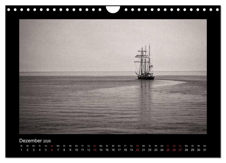 Produktbild: Segelschiffe auf der Ostsee (Wandkalender 2026 DIN A4 quer), CALVENDO Monatskalender