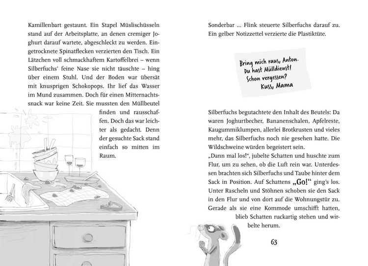Produktbild: Tierisch diebisch (Band 1) &ndash; Mission M&uuml;llbeutel
