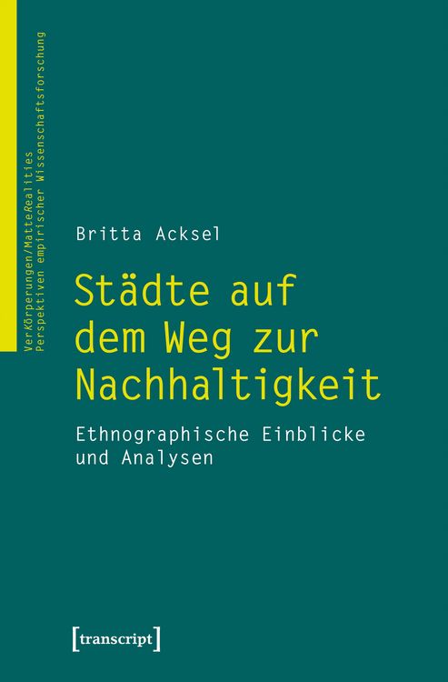 Produktbild: St&auml;dte auf dem Weg zur Nachhaltigkeit