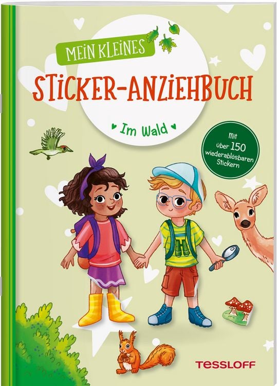 Produktbild: Mein kleines Sticker-Anziehbuch. Im Wald