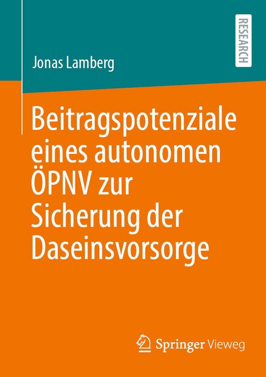Produktbild: Beitragspotenziale eines autonomen &Ouml;PNV zur Sicherung der Daseinsvorsorge