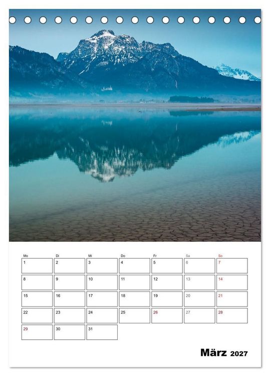 Produktbild: Traumhaftes Deutschland - Idyllische Ansichten (Tischkalender 2027 DIN A5 hoch), CALVENDO Monatskalender