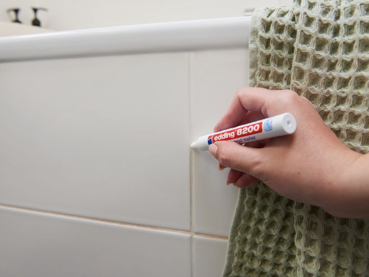 Produktbild: Edding 8200 4-8200-1-4049 Fugenmarker Wei&szlig; 2 mm, 4mm