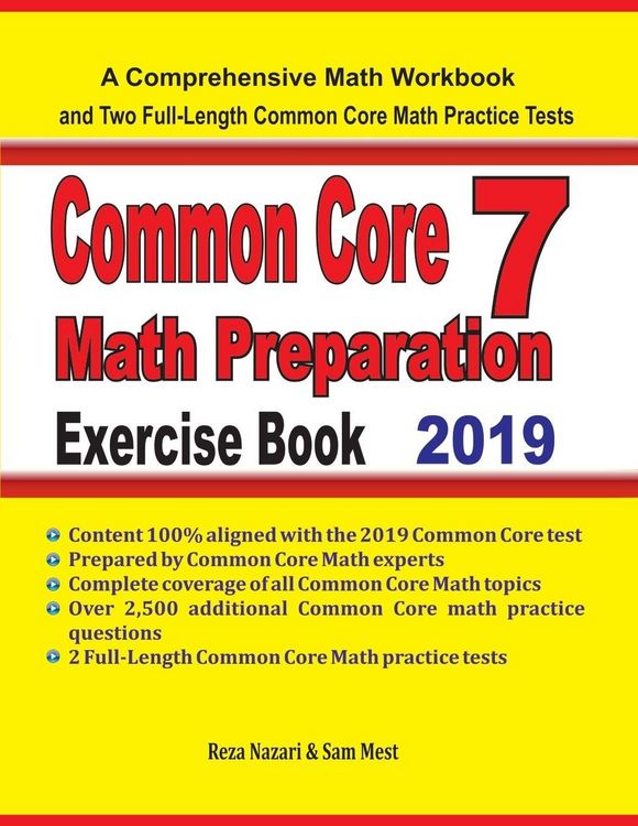 Produktbild: Common Core 7 Math Preparation Exercise Book