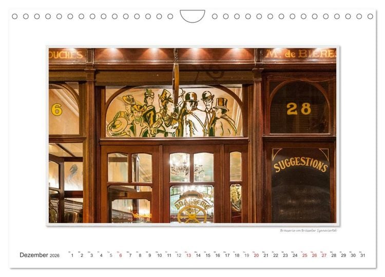 Produktbild: Emotionale Momente: Br&uuml;ssel - Hauptstadt Europas (Wandkalender 2026 DIN A4 quer), CALVENDO Monatskalender