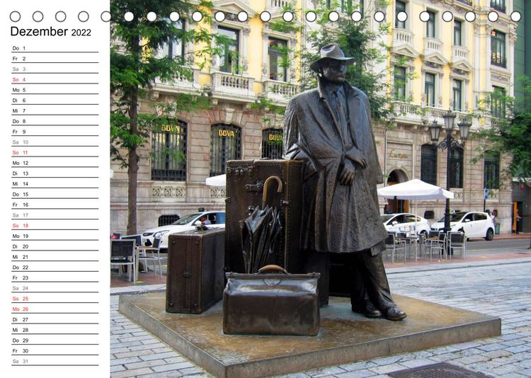 Produktbild: Jakobsweg - Camino San Salvador (Tischkalender 2022 DIN A5 quer)