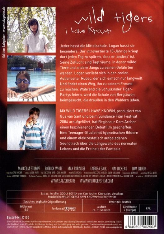 Produktbild: Wild Tigers I Have Known (OmU)