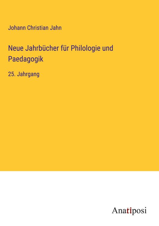 Produktbild: Neue Jahrb&uuml;cher f&uuml;r Philologie und Paedagogik