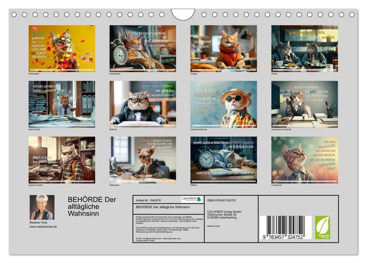 Produktbild: BEH&Ouml;RDE Der allt&auml;gliche Wahnsinn (Wandkalender 2026 DIN A4 quer), CALVENDO Monatskalender