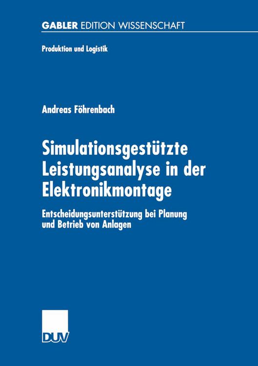 Produktbild: Simulationsgest&uuml;tzte Leistungsanalyse in der Elektronikmontage