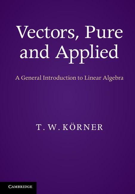Produktbild: Vectors, Pure and Applied