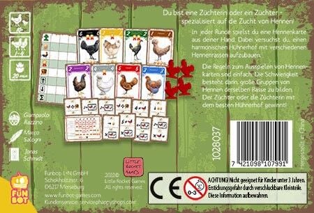 Produktbild: Funbot 1028037 - Hennen, Kartenspiel