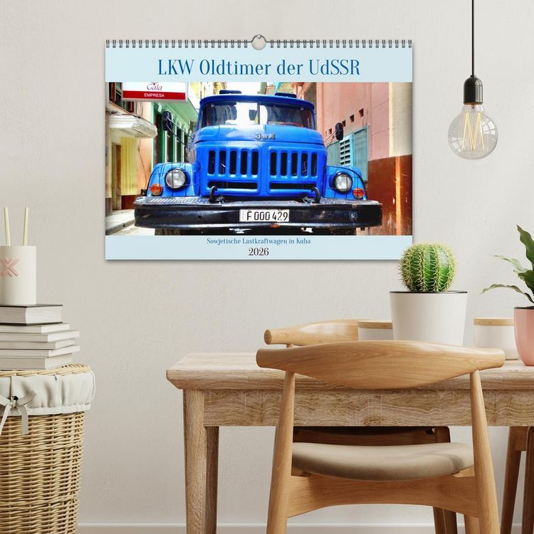 Produktbild: LKW Oldtimer der UdSSR - Sowjetische Lastkraftwagen in Kuba (Wandkalender 2026 DIN A3 quer), CALVENDO Monatskalender