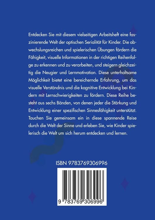 Produktbild: &Uuml;bungsheft f&uuml;r Sinneswahrnehmungen