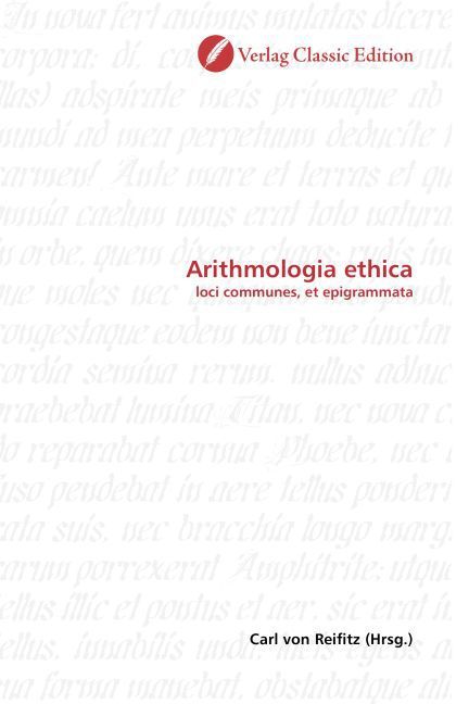 Produktbild: Arithmologia ethica