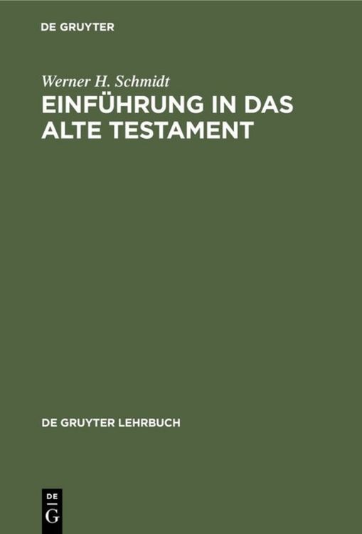 Produktbild: Einf&uuml;hrung in das Alte Testament