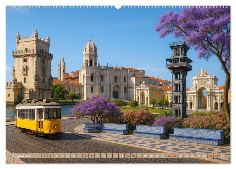 Produktbild: Hauptstadt Patchwork (Wandkalender 2026 DIN A2 quer), CALVENDO Monatskalender