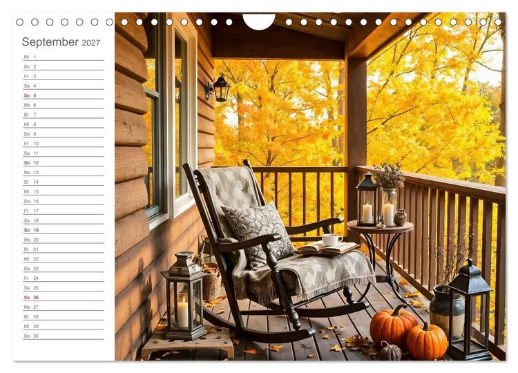 Produktbild: Zuhause im Augenblick - Lieblingspl&auml;tze zum Innehalten (Wandkalender 2027 DIN A4 quer), CALVENDO Monatskalender