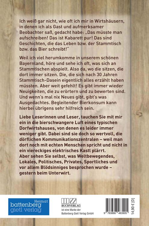 Produktbild: Gestern beim Unterwirt