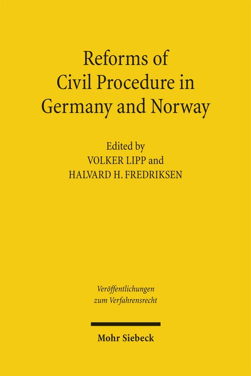 Produktbild: Reforms of Civil Procedure in Germany and Norway