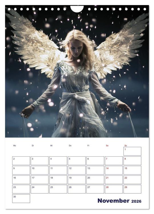Produktbild: Die reine Sch&ouml;nheit der Engel (Wandkalender 2026 DIN A4 hoch), CALVENDO Monatskalender