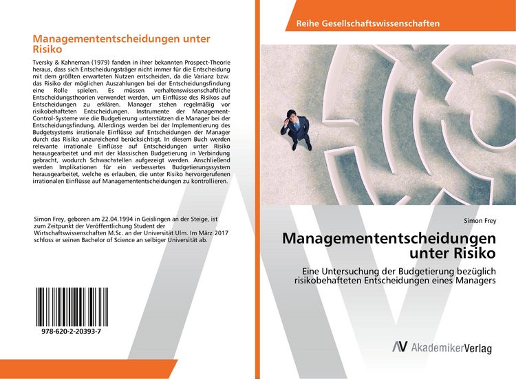 Produktbild: Managemententscheidungen unter Risiko