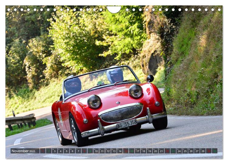 Produktbild: Adel verpflichtet - Englische Oldtimer am Berg (Wandkalender 2025 DIN A4 quer), CALVENDO Monatskalender
