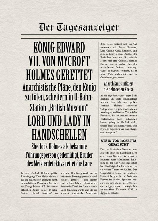 Produktbild: Sherlock Holmes - Das Escape Buch 2