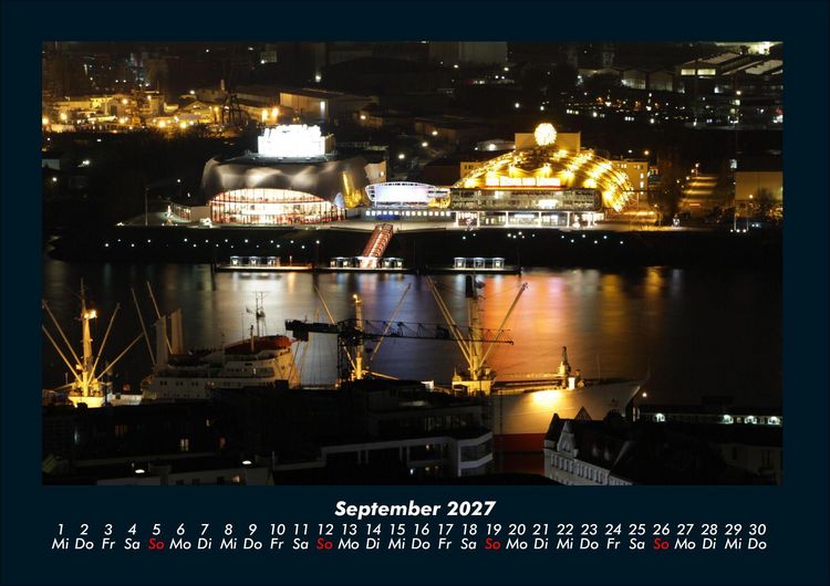 Produktbild: Hamburg 2027 Fotokalender DIN A4
