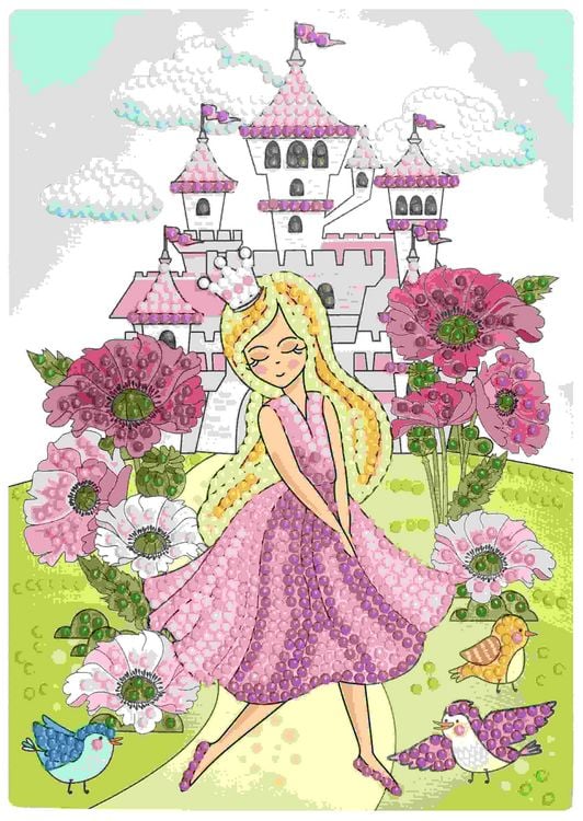 Produktbild: URSUS Diamond Painting "Creative Set Princess"