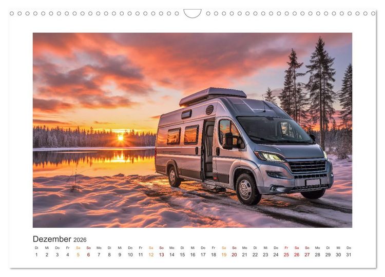 Produktbild: Abenteuer Camping (Wandkalender 2026 DIN A3 quer), CALVENDO Monatskalender