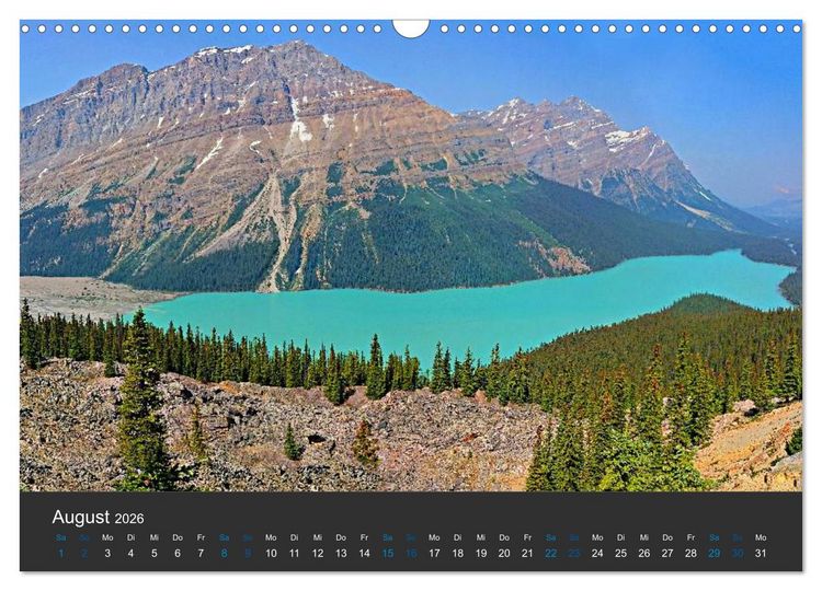 Produktbild: Der weite Westen Kanadas - Banff und Yoho National Park (Wandkalender 2026 DIN A3 quer), CALVENDO Monatskalender