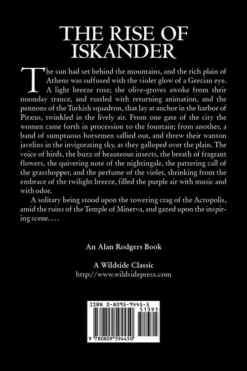 Produktbild: The Rise of Iskander by Benjamin Disraeli, Fiction, Historical