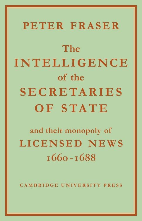 Produktbild: The Intelligence of the Secretaries of State
