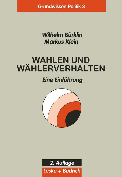 Produktbild: Wahlen und W&auml;hlerverhalten