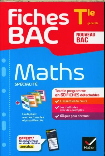 Produktbild: Maths sp&eacute;cialit&eacute;, terminale g&eacute;n&eacute;rale : nouveau bac