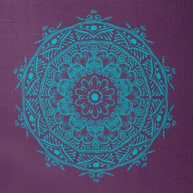 Produktbild: Yogamatte Leela Collection Mandala, aubergine
