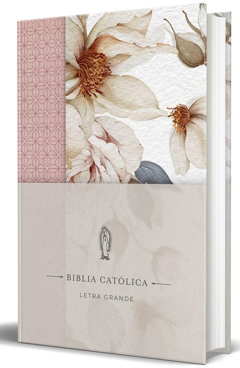 Produktbild: La Biblia Cat&oacute;lica: Edici&oacute;n Letra Grande. Tapa Dura, Tela Rosada Con Flores / Catholic Bible: Large Print, Hard Cover, Pink Cloth with Flowers