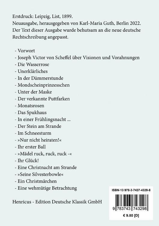 Produktbild: Spukgeschichten und andere Erz&auml;hlungen
