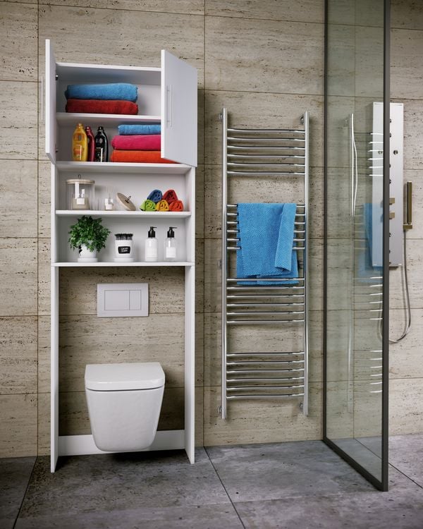 Produktbild: Holz WC Toilette Regal &Uuml;berbauschrank Totas