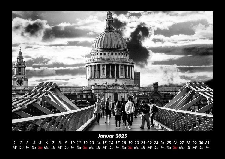 Produktbild: London 2025 Fotokalender DIN A3