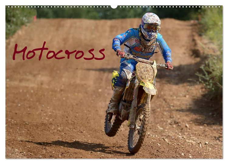 Produktbild: Motocross - Terminplaner (Wandkalender 2026 DIN A2 quer), CALVENDO Monatskalender