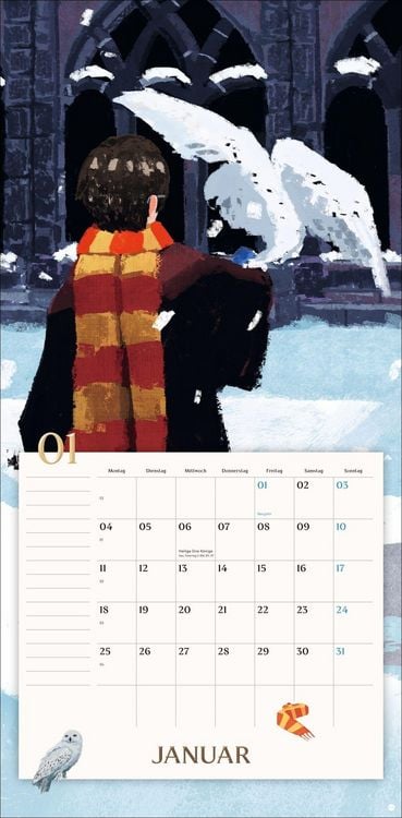 Produktbild: Harry Potter Broschurkalender 2027