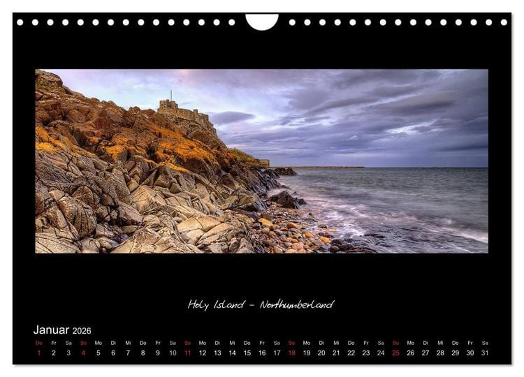 Produktbild: Amazing England - England's sch&ouml;nste Seiten (Wandkalender 2026 DIN A4 quer), CALVENDO Monatskalender