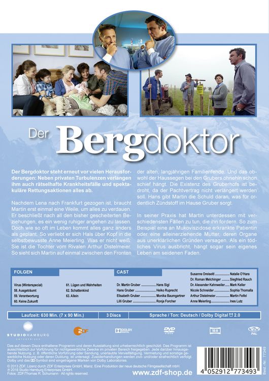 Produktbild: Der Bergdoktor - Staffel 6 [3 DVDs]